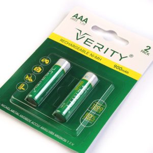 باتری شارژی نیم قلمی وریتی 900MAH VERITY