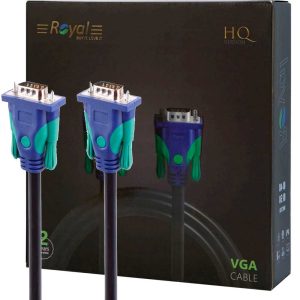 کابل رویال 15VGA متری نویزگیر دار ضخیم Royal 6+3 Cable