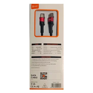 کابل USB-C بیوا مدل C-16CC طول 1.2 متر