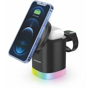 شارژر بیسیم ۳ کاره برند آمایا مدل AWC-02