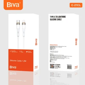 کابلUSB-C به لایتنینگ بیوا مدل C-21CL طول 1.2 متر