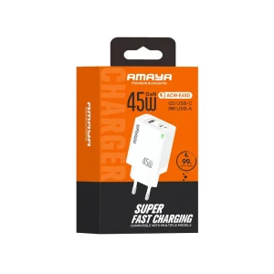آداپتور شارژر 45 وات آمایا مدل ACW-E45D